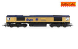 Hornby R30461 RailRoad GB Railfreight Class 66 66301 ‘Drax Power Station 50’ Gold Livery (Drax 50th Anniversary) - OO Gauge - Phillips Hobbies