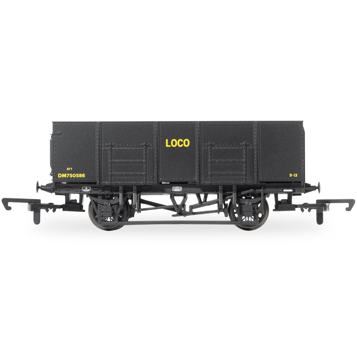 Hornby R60257 BR (LOCO), 21T Steel Mineral Wagon, DM750586 - OO Gauge - Phillips Hobbies