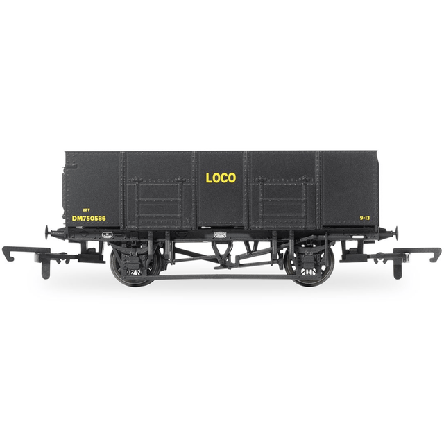 Hornby R60257 BR (LOCO), 21T Steel Mineral Wagon, DM750586 - OO Gauge - Phillips Hobbies