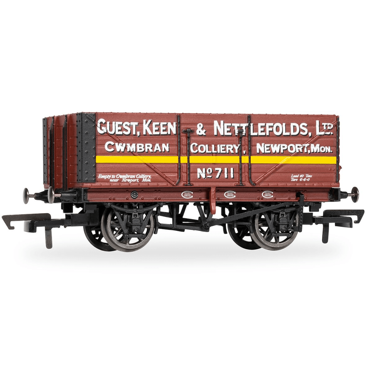 Hornby R60296 7 Plank Wagon Guest Keen & Nettlefolds No 117 - OO