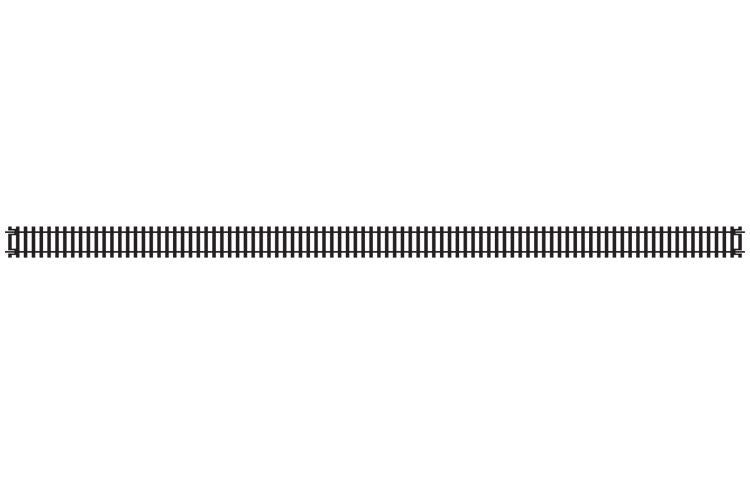 Hornby R603 Long Straight Track OO Gauge - Phillips Hobbies