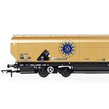Hornby R60322 Drax Biomass Wagon Gold Livery (Drax 50th Anniversary) - OO Gauge LIMITED STOCK - Phillips Hobbies