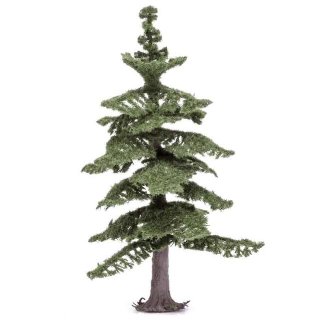 Hornby R7225 Medium Nordic Fir Tree 12cm Ideal For OO Gauge - Phillips Hobbies