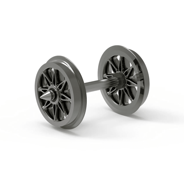 Hornby R8100 12.6mm Split Spoked Wheels - Phillips Hobbies