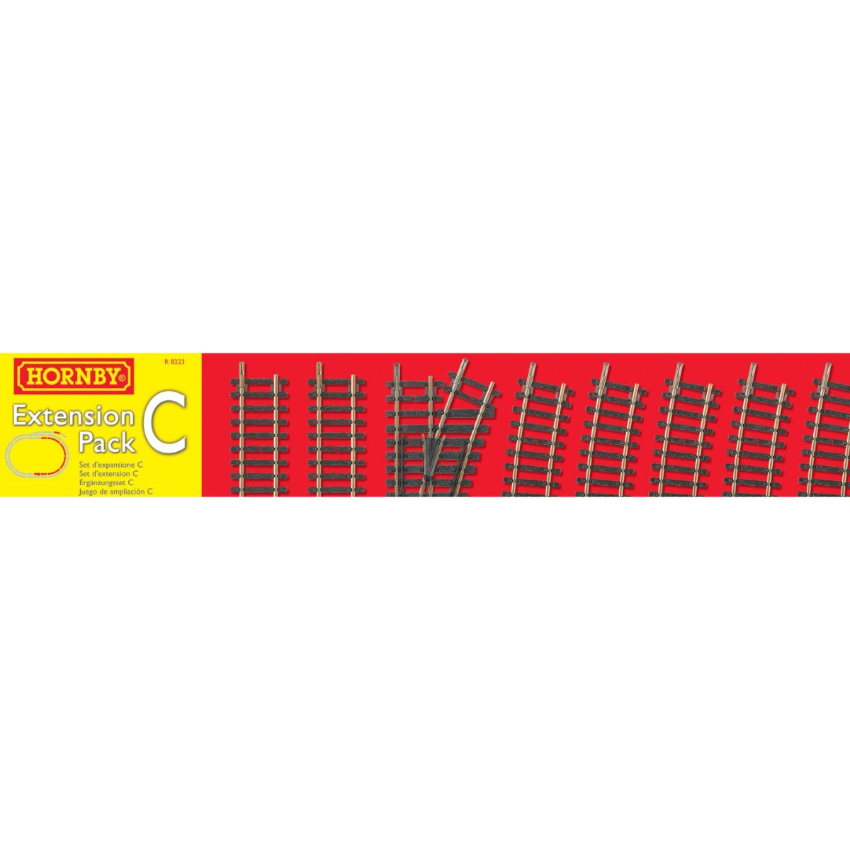 Hornby R8223 Track Extension Pack C - OO Gauge - Phillips Hobbies