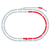 Hornby R8223 Track Extension Pack C - OO Gauge - Phillips Hobbies