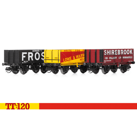 Hornby TT6042 7 Plank Wagon Triple Pack - TT:120 Gauge - Phillips Hobbies
