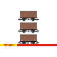 Hornby TT6044 BR Vent Van Triple Pack - TT:120 Gauge - Phillips Hobbies