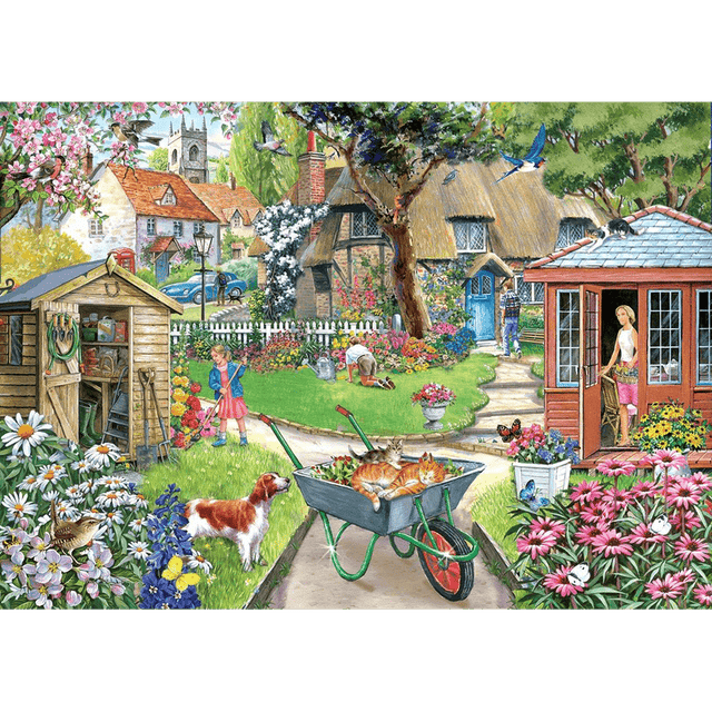 House of Puzzles Bloomin' Lovely - BIG 500 Piece Jigsaw Puzzle - Phillips Hobbies