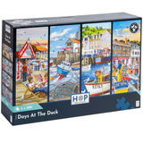 House of Puzzles Days At The Dock - 4 x 500 Piece Jigsaw Puzzles - Phillips Hobbies