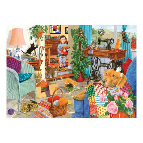 House of Puzzles Kitten Chaos - 1000 Piece Puzzle - Phillips Hobbies