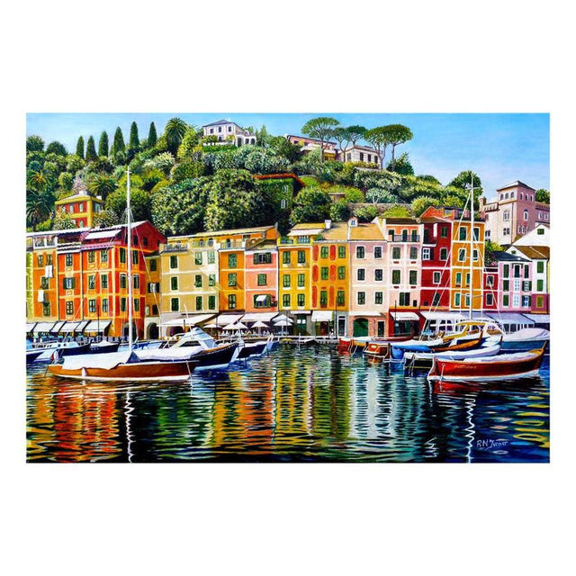 House of Puzzles Portofino on Reflection - 1000 Piece Jigsaw Puzzle - Phillips Hobbies