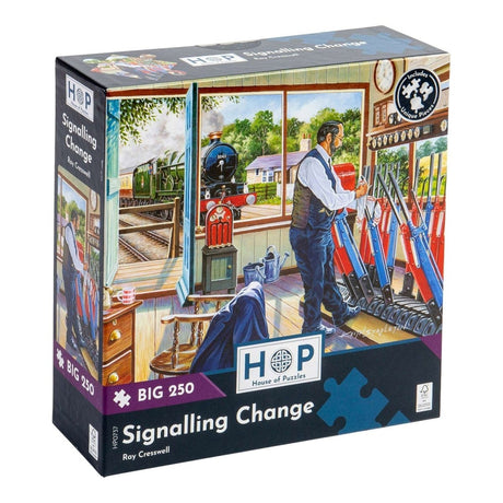 House of Puzzles Signalling Change BIG 250 Jigsaw Puzzle - Phillips Hobbies