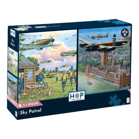 House of Puzzles Sky Patrol - 2 x BIG 500 Piece - Phillips Hobbies