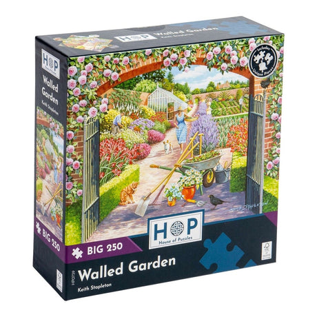 House of Puzzles Walled Garden BIG 250 Jigsaw Puzzle - Phillips Hobbies
