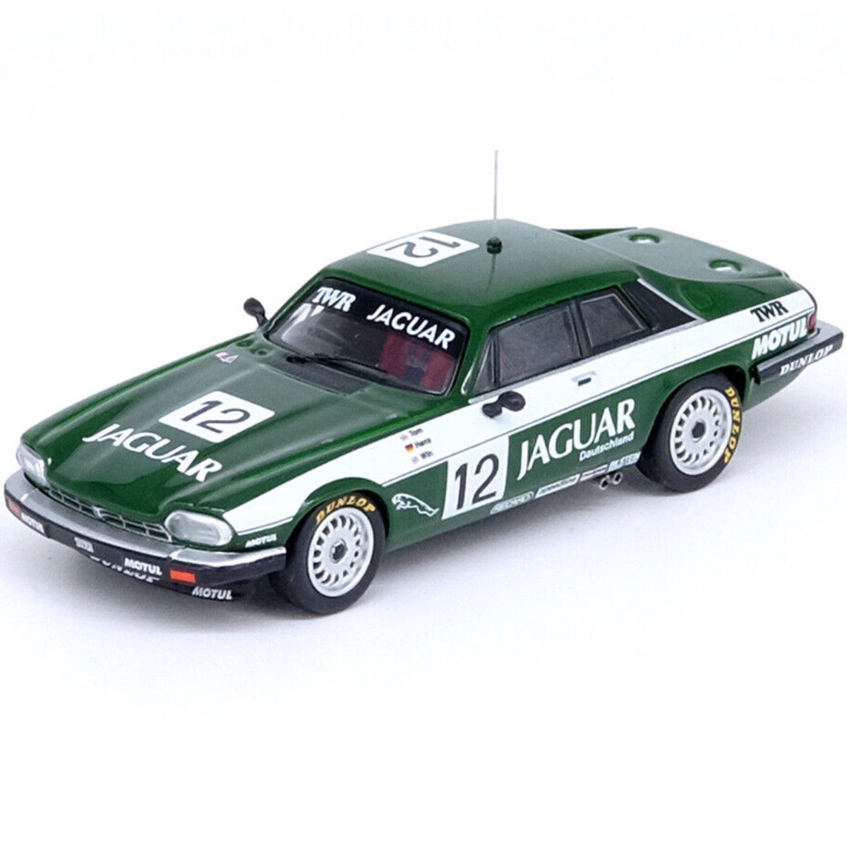 Inno64 1984 Jaguar XJ-S No.13 TWR Racing ETCC Spa Francorchamps Winner Green/White - 1:64 Scale