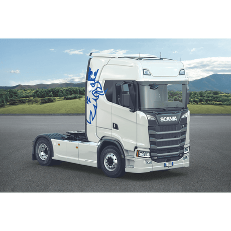 Italeri 3965 Scania S770 V8 White Cab Plastic Model Kit - 1:24 Scale - Phillips Hobbies