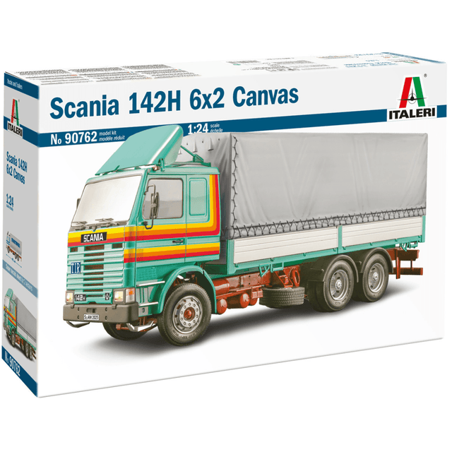 Italeri 90762 Scania 142H 6x2 Canvas Plastic Kit - 1:24 Scale - Phillips Hobbies