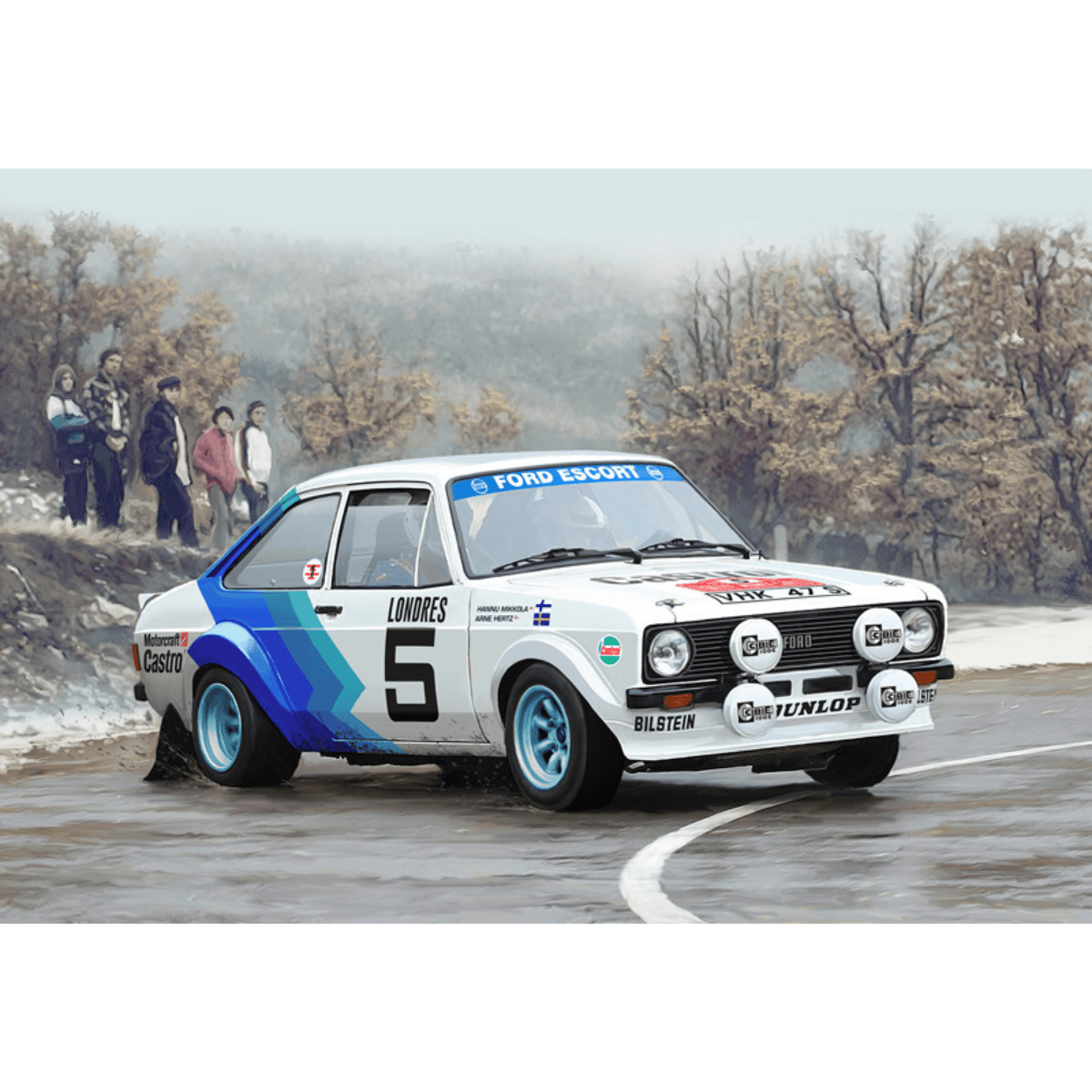 Italeri Ford Escort RS1800 Mk.II Plastic Kit - 1:24 Scale - Phillips Hobbies