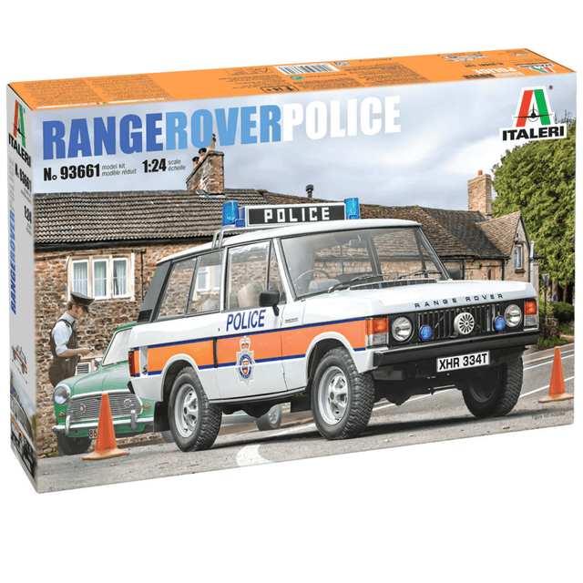 Italeri Range Rover Police Car Plastic Kit - 1:24 Scale - Phillips Hobbies
