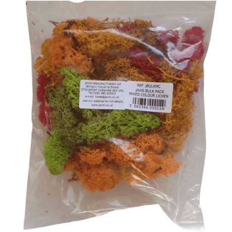 Javis JBULKMC Bulk Pack Mixed Colour Lichen - Phillips Hobbies