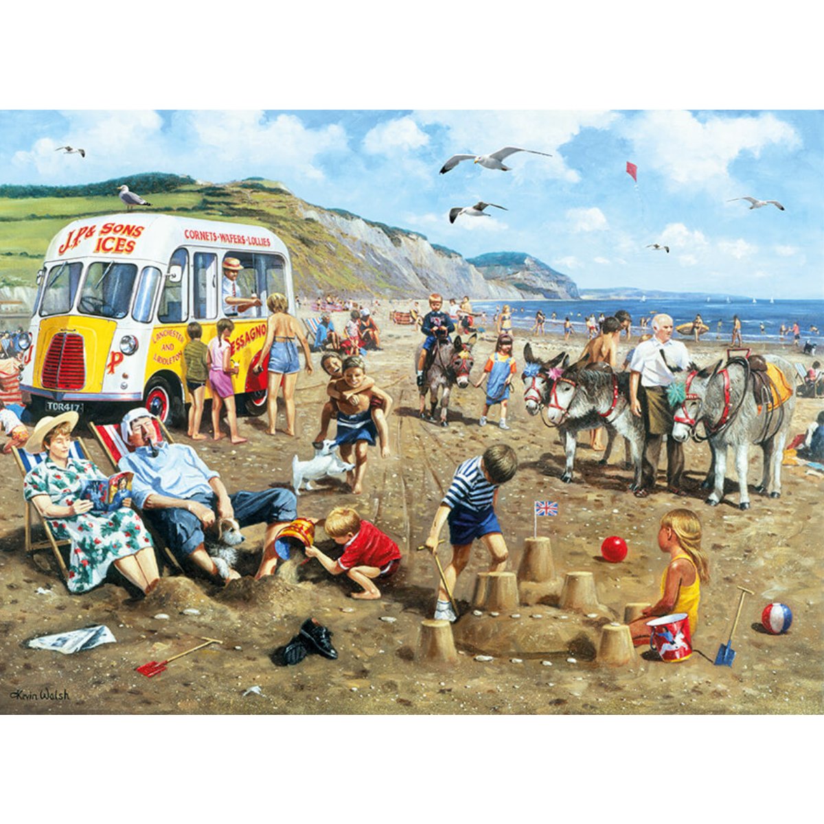 Kevin Walsh Nostalgia Bucket & Spade Jigsaw Puzzle (1000 Pieces)