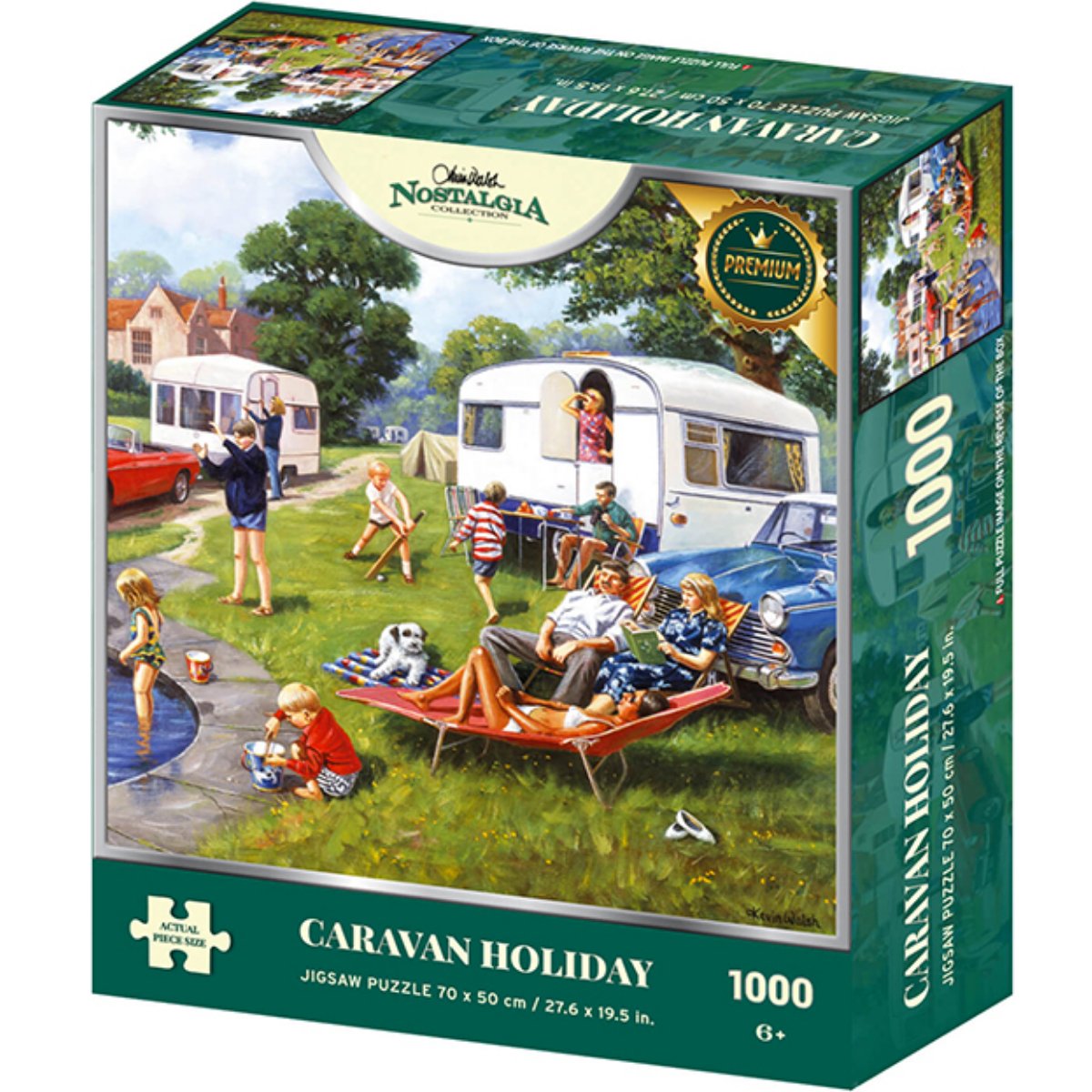 Kevin Walsh Nostalgia Caravan Holiday Jigsaw Puzzle (1000 Pieces)