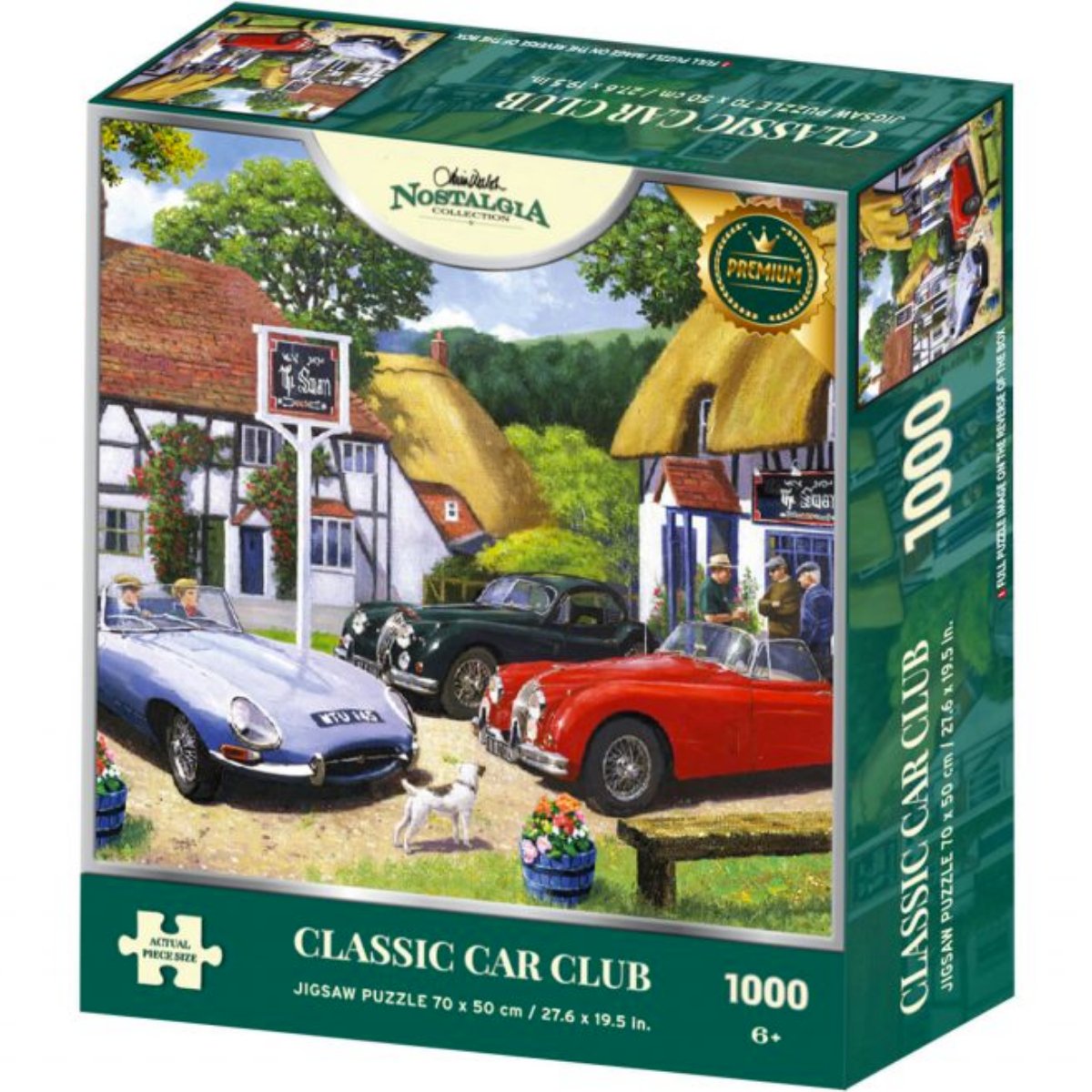 Kevin Walsh Nostalgia Classic Car Club Jigsaw Puzzle (1000 Pieces)
