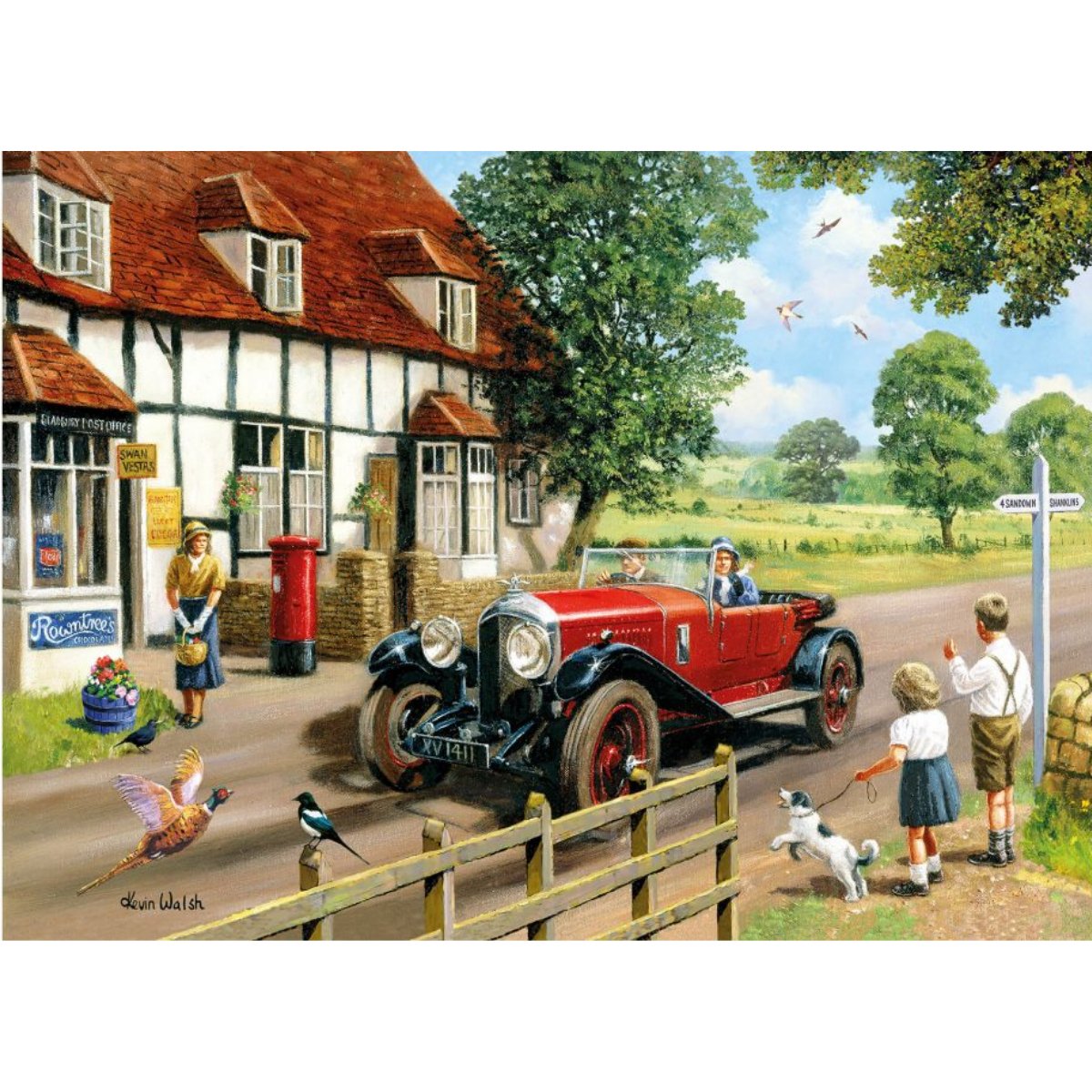 Kevin Walsh Nostalgia Out In The Country Jigsaw Puzzle (1000 Pieces)