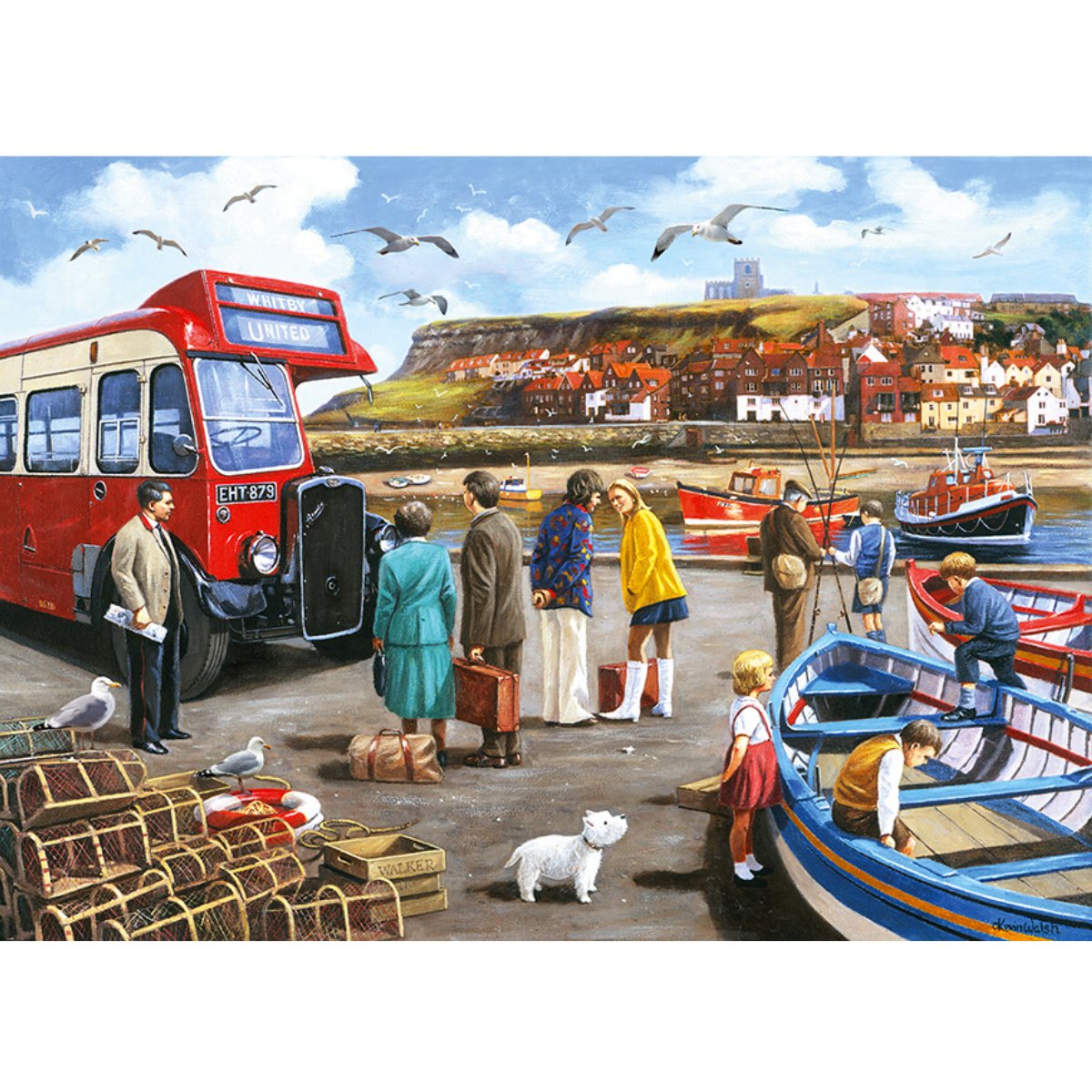 Kevin Walsh Nostalgia Whitby Jigsaw Puzzle (1000 Pieces)