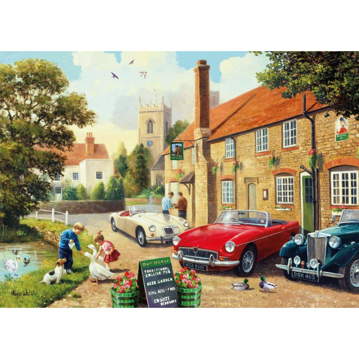 Kevin Walsh The Village Pub Jigsaw Puzzle (1000 Pieces)