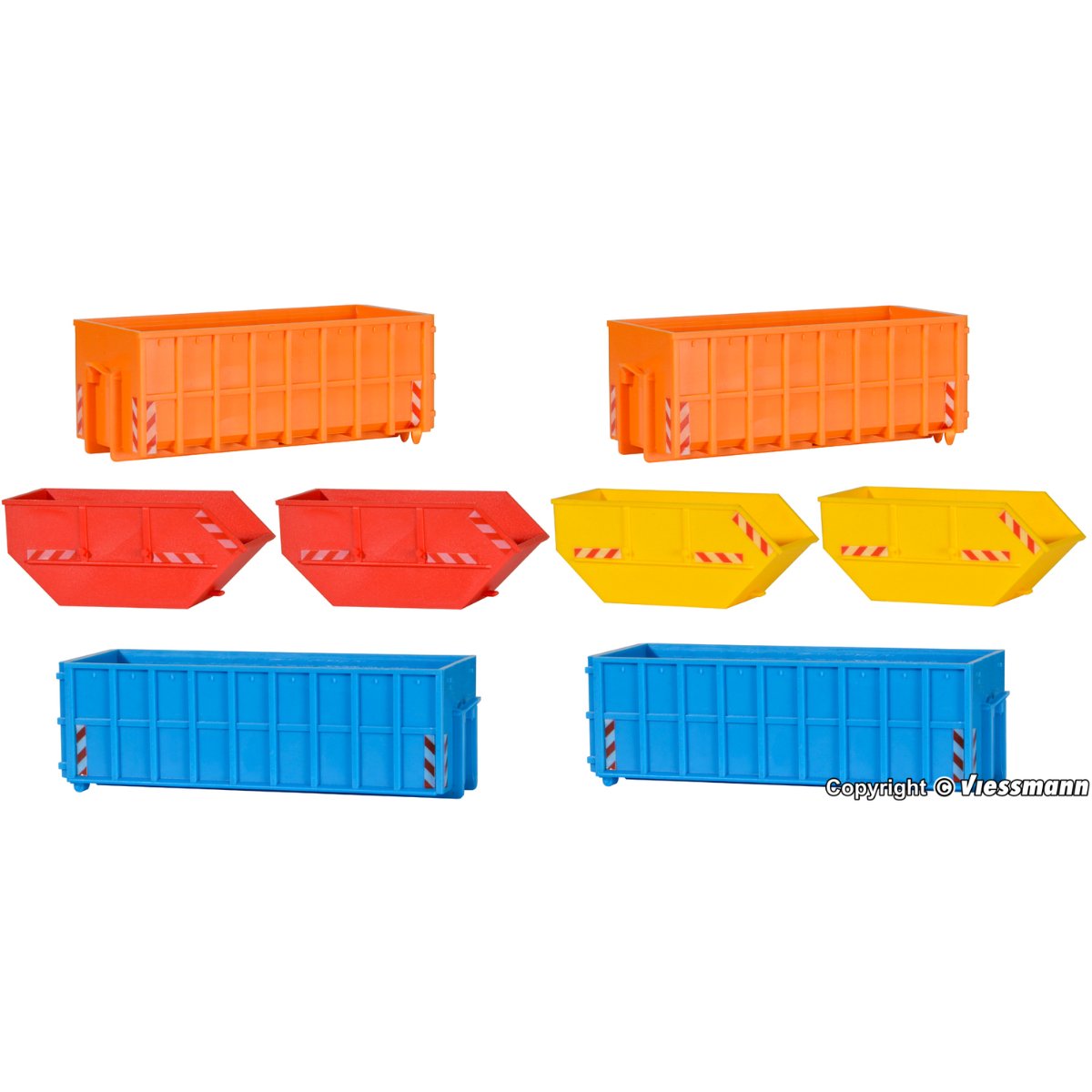 Kibri 38648 Skip Containers Kit - HO / OO Gauge