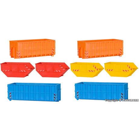 Kibri 38648 Skip Containers Kit - HO / OO Gauge