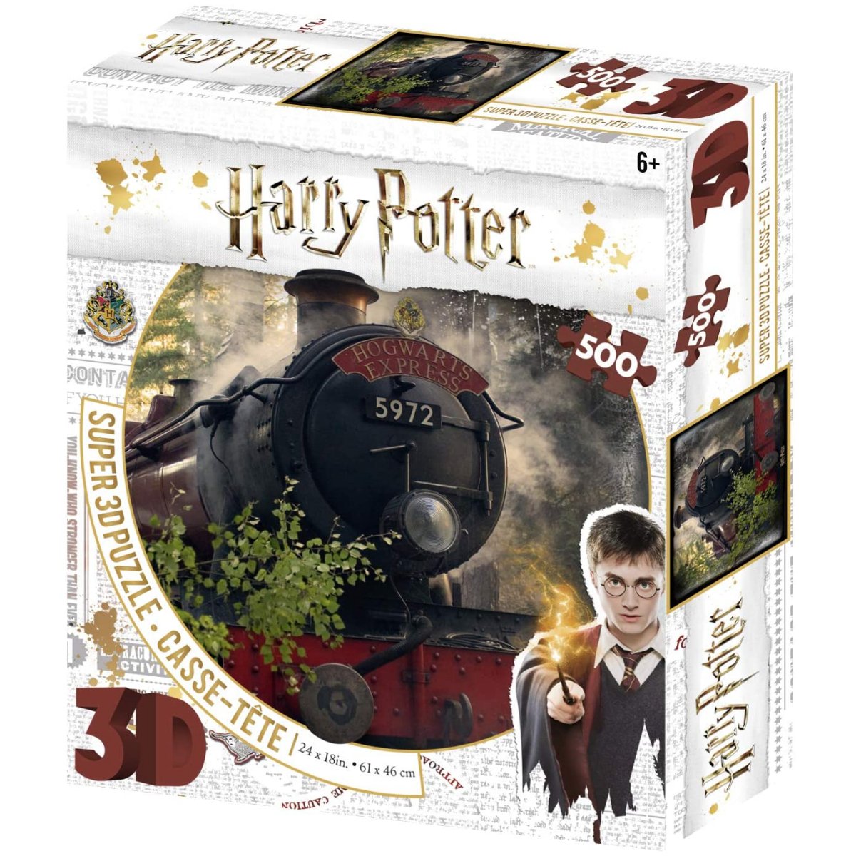 Kidicraft Harry Potter Hogwarts Express 3D Jigsaw Puzzle (500 Pieces)