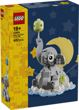 LEGO® Baby Elephant in the Sky Display Gift for New Parents 40814 - Phillips Hobbies