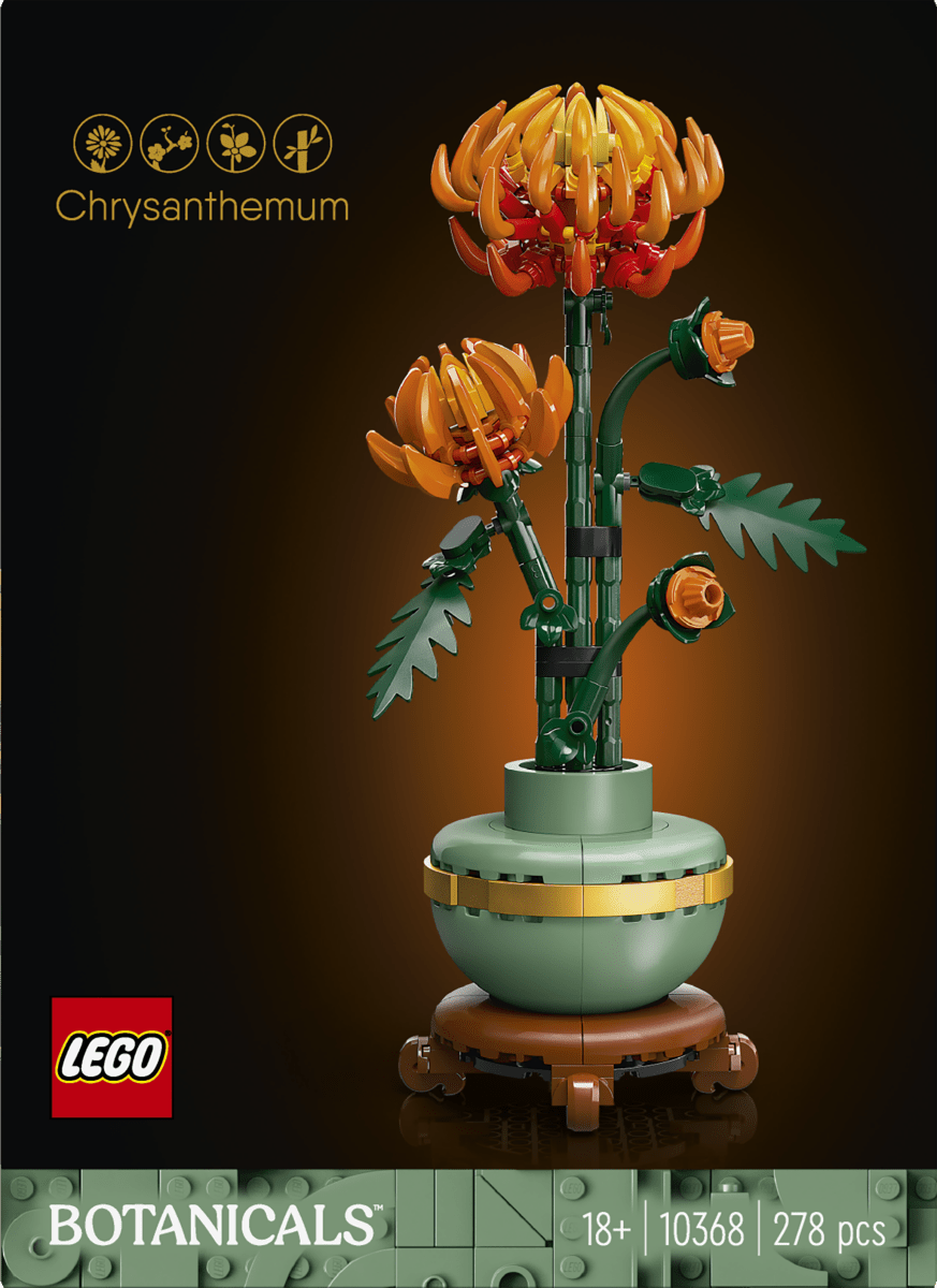 LEGO® Botanicals Chrysanthemum Flower Decor Building Set 10368 - Phillips Hobbies