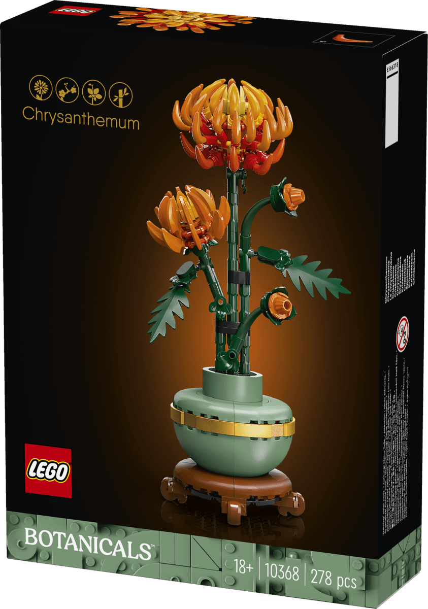 LEGO® Botanicals Chrysanthemum Flower Decor Building Set 10368 - Phillips Hobbies