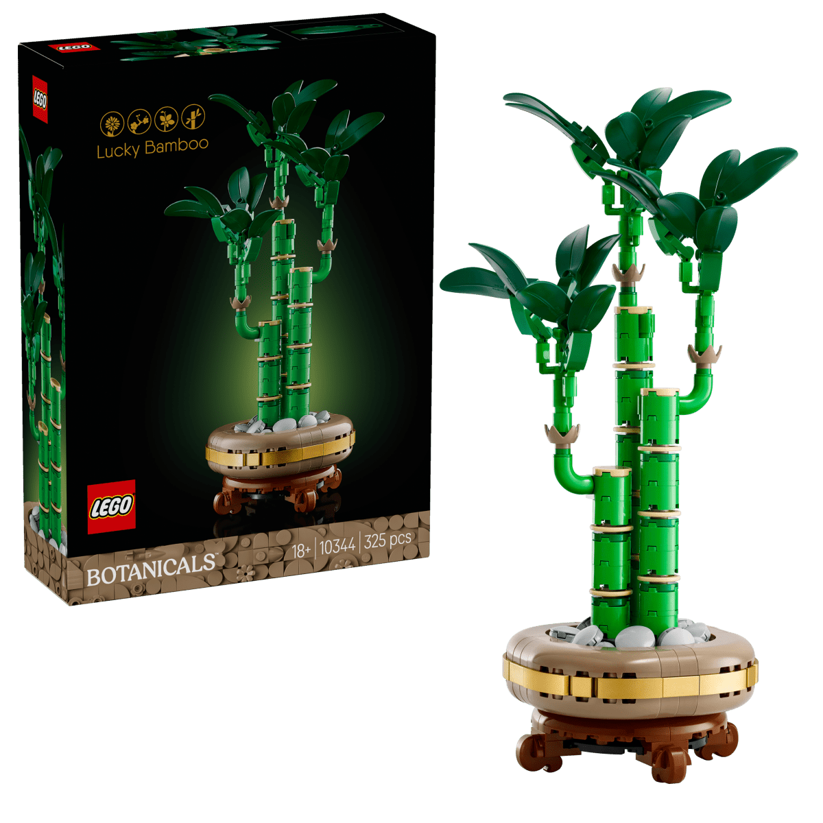 LEGO® Botanicals Lucky Bamboo Plant Decor 10344 - Phillips Hobbies