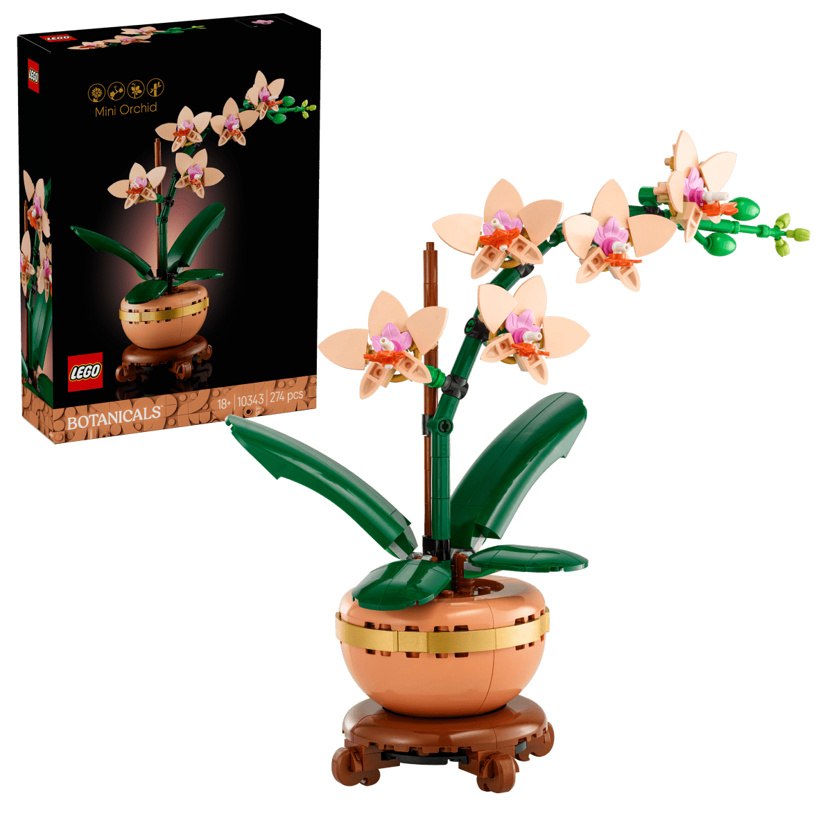 LEGO® Botanicals Mini Orchid Plant Gift 10343 - Phillips Hobbies