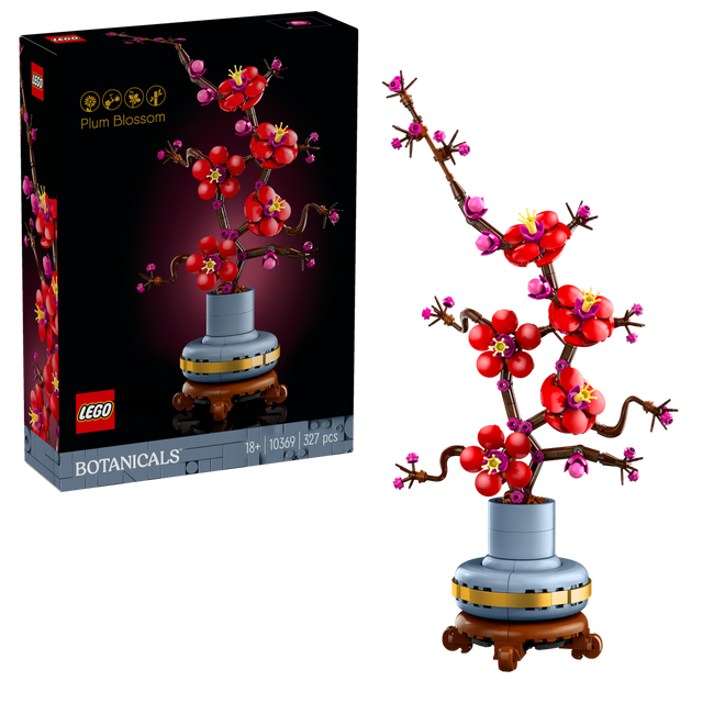 LEGO® Botanicals Plum Blossom Flower Decor Display Set 10369 - Phillips Hobbies