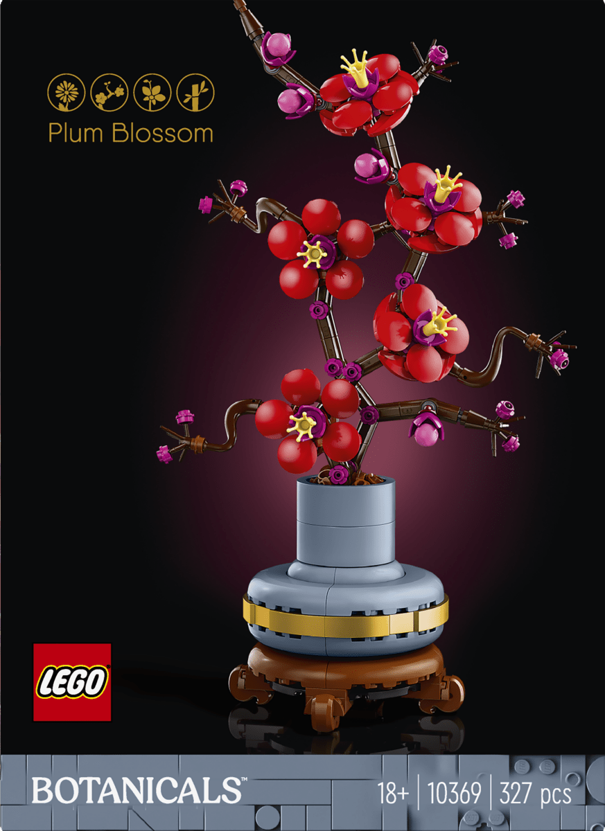 LEGO® Botanicals Plum Blossom Flower Decor Display Set 10369 - Phillips Hobbies