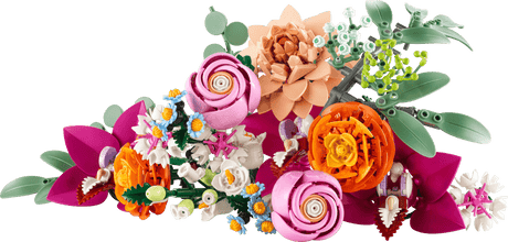 LEGO Botanicals Pretty Pink Flower Bouquet Decor Set 10342 - Phillips Hobbies