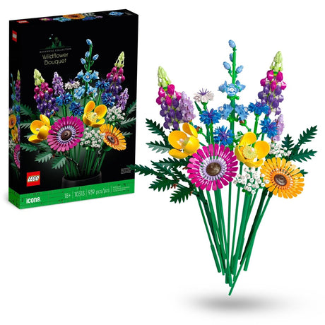 LEGO® Botanicals Wildflower Bouquet 10313 Building Set (939 Pieces) - Phillips Hobbies