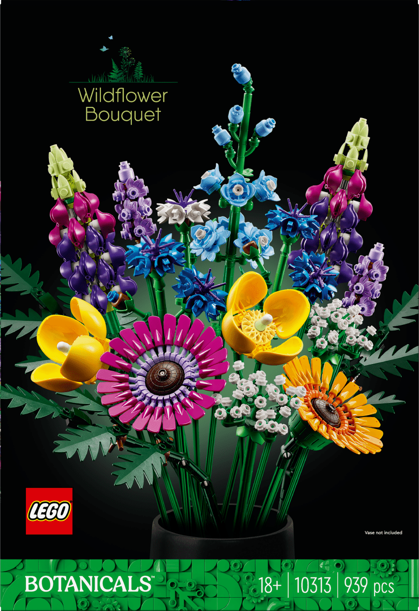 LEGO® Botanicals Wildflower Bouquet 10313 Building Set (939 Pieces) - Phillips Hobbies