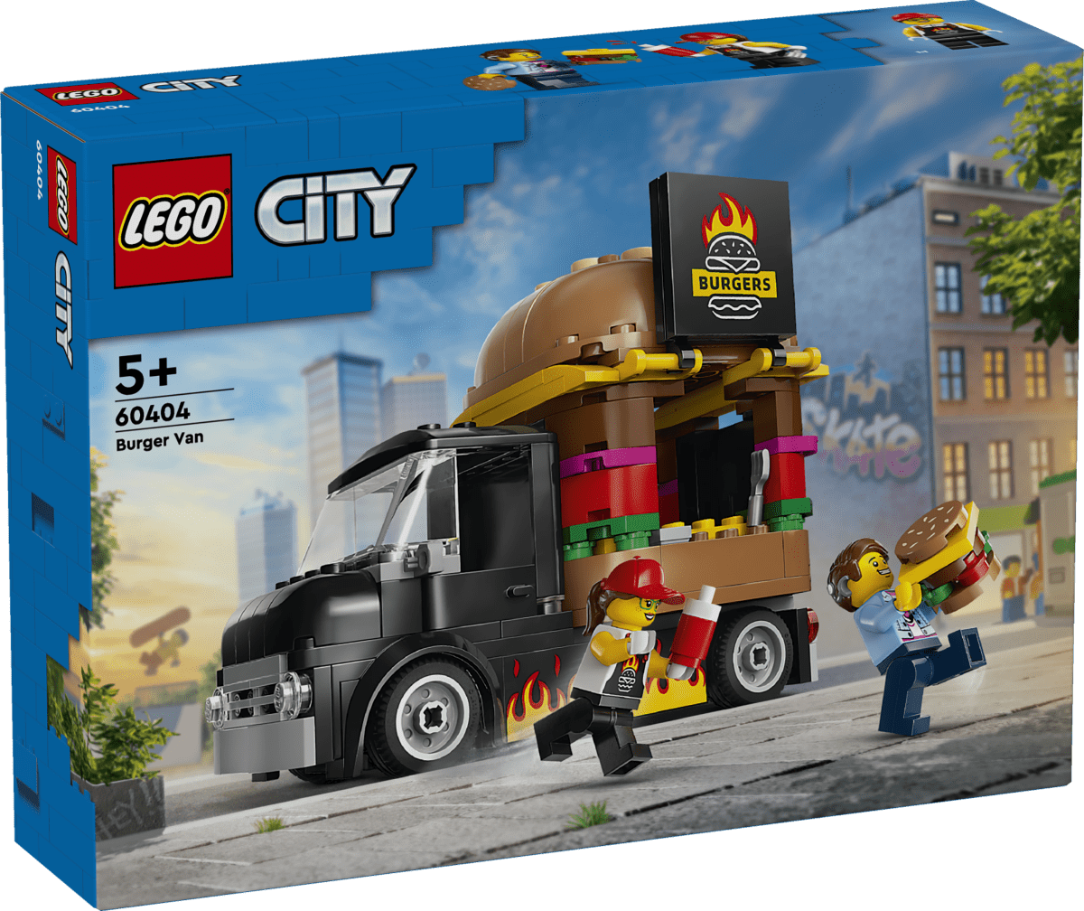 LEGO® City Burger Van Toy Building Set 60404 - Phillips Hobbies