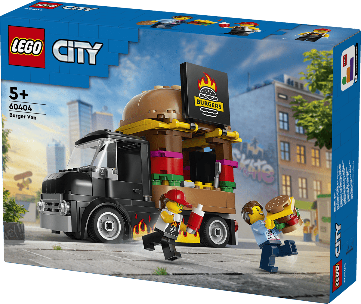 LEGO® City Burger Van Toy Building Set 60404 - Phillips Hobbies