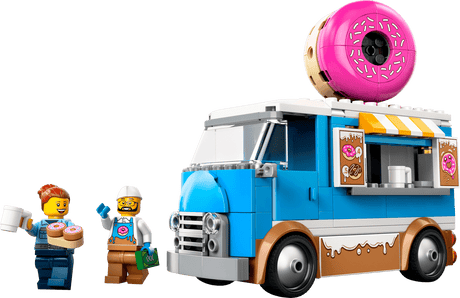 LEGO® City Doughnut Truck Playset Vendor Vehicle Toy for Kids Aged 5 and over 60452 - Phillips Hobbies