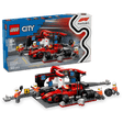 LEGO City F1 Pit Stop & Pit Crew with Ferrari Car Toy 60443 - Phillips Hobbies