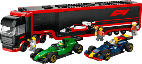 LEGO® City F1® Truck with RB20 & AMR24 F1® Cars Toy Racing Transporter Set - Phillips Hobbies