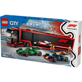 LEGO® City F1® Truck with RB20 & AMR24 F1® Cars Toy Racing Transporter Set - Phillips Hobbies